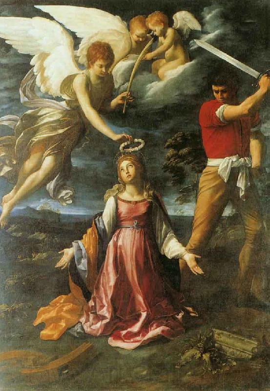 Guido Reni The Martyrdom of St Catherine of Alexandria France oil painting art